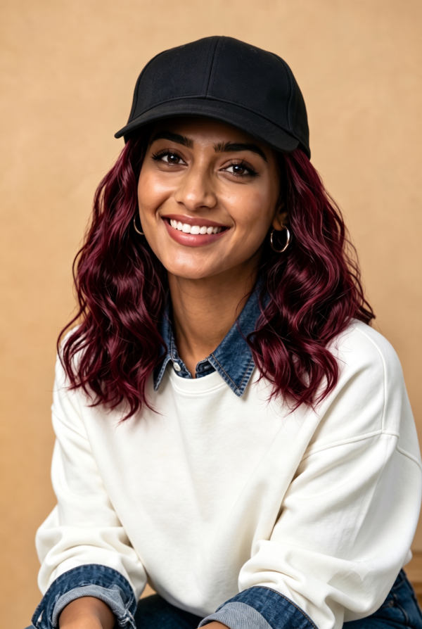 99J玉米须短发 Quick Go | Lush Loose – Cap with Mid-length Natural Loose Waves