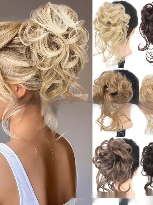 Ponytail Wig Female Short Hair Grip High Ponytail Natural & Fluffy Simulation