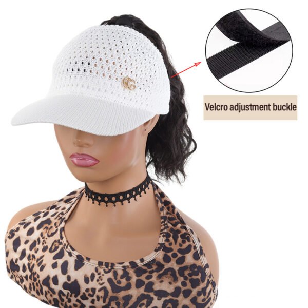 Quick Go | AirFlow Ponytail Visor | Visor with Hair