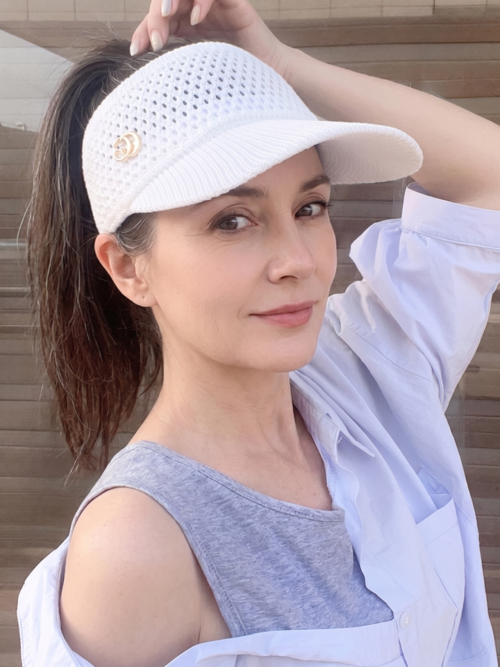 Quick Go | AirFlow Ponytail Visor | Visor with Hair