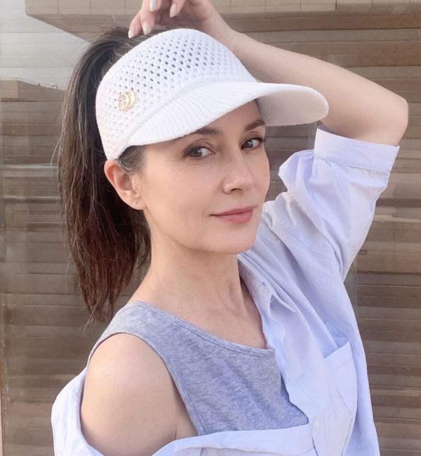 Quick Go | AirFlow Ponytail Visor | Visor with Hair
