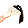 Quick Go | AirFlow Ponytail Visor | Visor with Hair