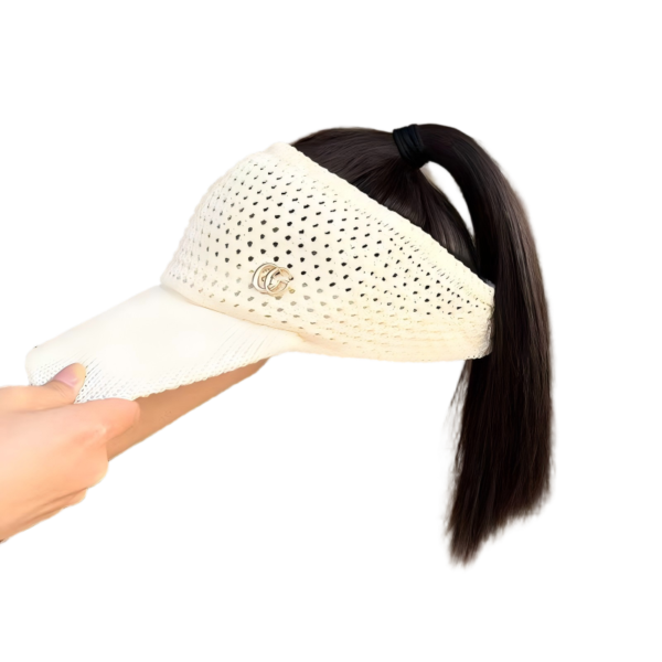 Quick Go | AirFlow Ponytail Visor | Visor with Hair