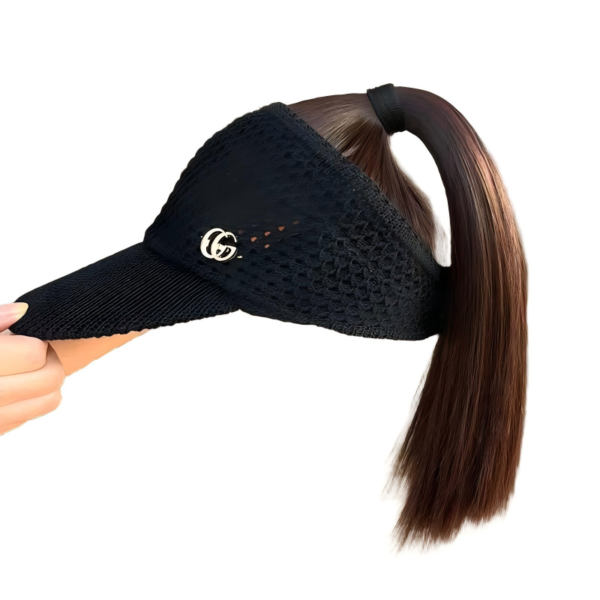 Quick Go | AirFlow Ponytail Visor | Visor with Hair
