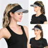 Quick Go | Instant Ready Sporty Visor | Visor with Hair Attached
