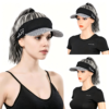 Quick Go | Instant Ready Sporty Visor | Visor with Hair Attached