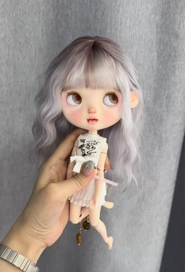 6 Make-to-Order| 10.5 inches Doll Wig (Wig Only) | Morning Flax, Mystic Aurora, Mocha Academy, Elven Song, Twilight Violet, Sakura Bubble