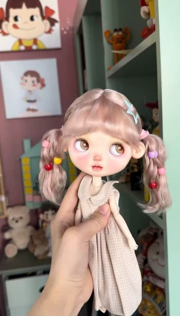 7 Make-to-Order| 10.5 inches Doll Wig (Wig Only) | Morning Flax, Mystic Aurora, Mocha Academy, Elven Song, Twilight Violet, Sakura Bubble