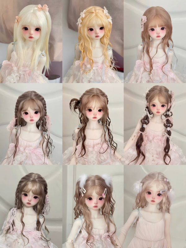 7.19 custom doll wig-2 Custom Doll Wig Studio | 1/3 1/4 1/6 BJD/ Blythe doll | Handcrafted