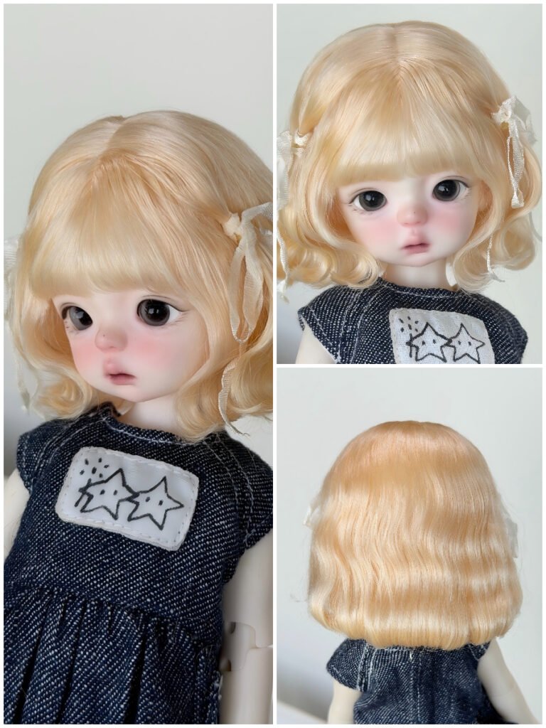 Make-to-Order | 6 inches Doll Wig | Creamy Lamb
