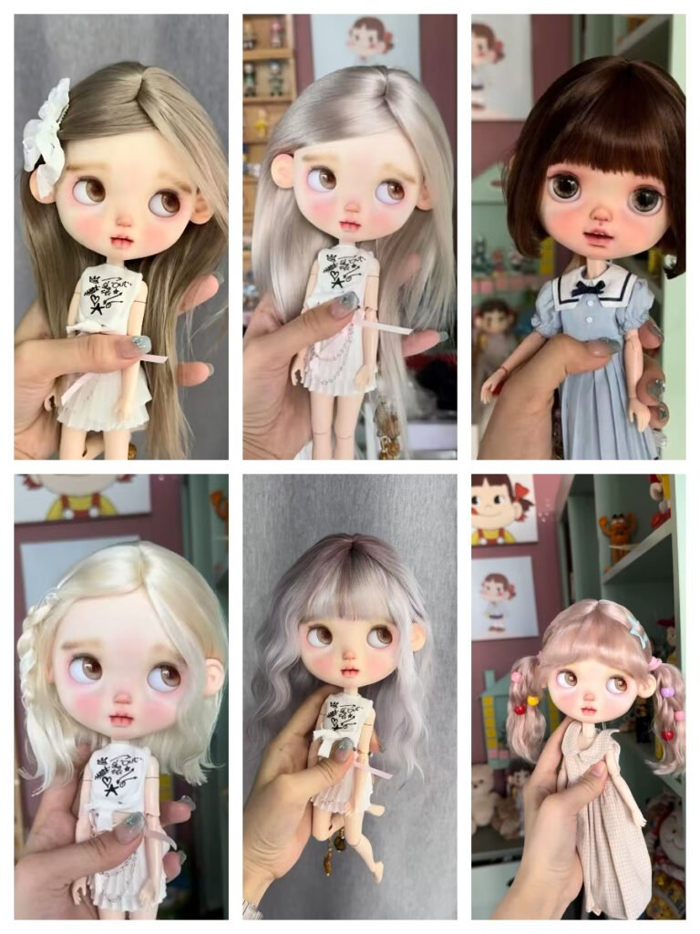 Make-to-Order| 10.5 inches Doll Wig (Wig Only) | Morning Flax, Mystic Aurora, Mocha Academy, Elven Song, Twilight Violet, Sakura Bubble
