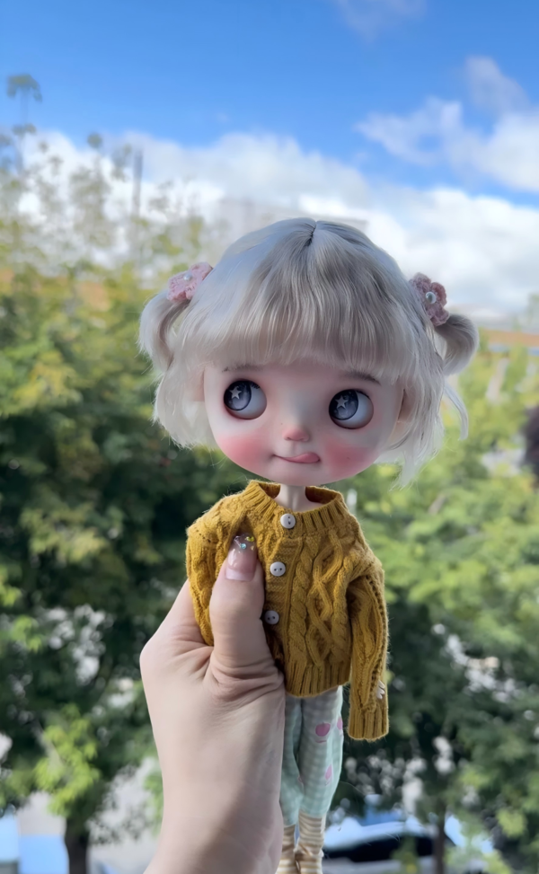 Make-to-Order | 10.5 inches Doll Wig | Misty Sakura, Cozy Latte, French Caramel, Playful Vanilla