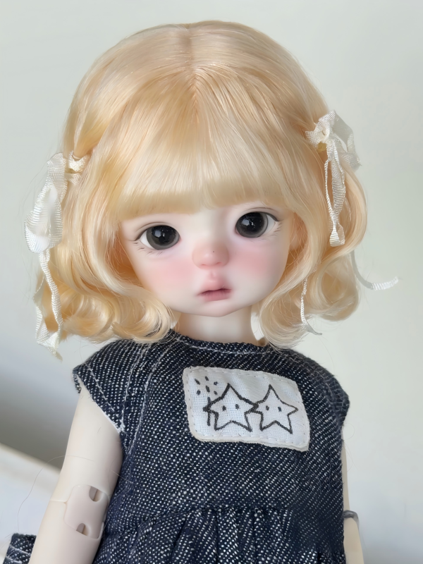Make-to-Order | 6 inches Doll Wig | Creamy Lamb