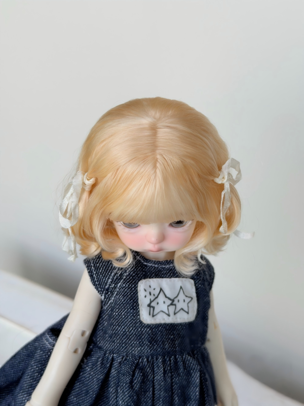 Make-to-Order | 6 inches Doll Wig | Creamy Lamb