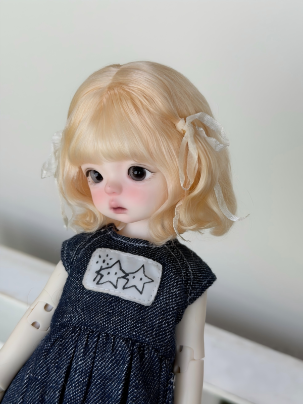 Make-to-Order | 6 inches Doll Wig | Creamy Lamb