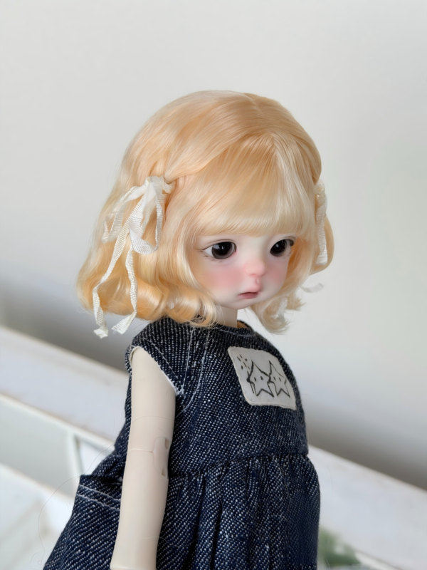 Make-to-Order | 6 inches Doll Wig | Creamy Lamb