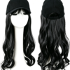 长wavy-black Quick Go | Fluent Flow – Cap with Tapered Large Waves