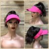ActiveCharm | Wavy High Ponytail | Pink Visor