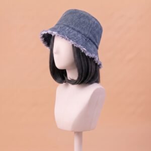 Frayed Bucket-wig | Washed Blue | Varies Hair Selections - Image 9