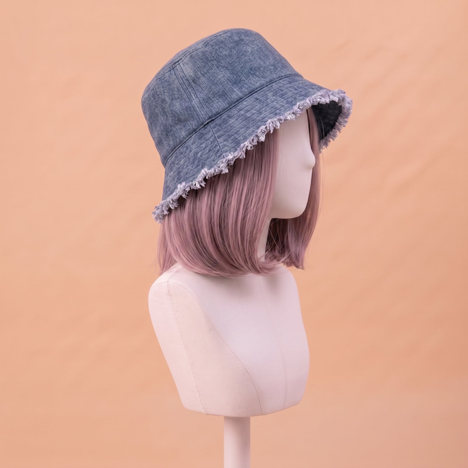 Frayed Bucket-wig | Washed Blue | Varies Hair Selections - Image 3