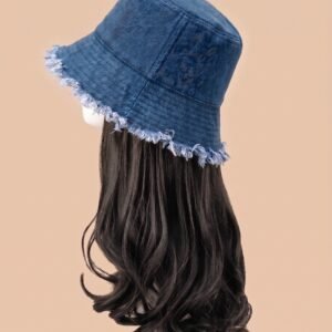 Frayed Bucket-wig | Washed Blue | Varies Hair Selections - Image 17