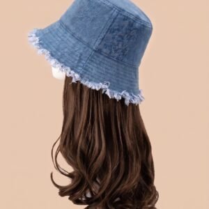 Frayed Bucket-wig | Washed Blue | Varies Hair Selections - Image 14