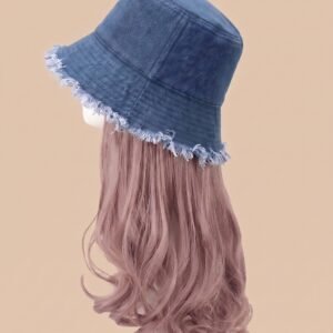Frayed Bucket-wig | Washed Blue | Varies Hair Selections - Image 16