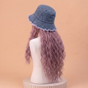 Frayed Bucket-wig | Washed Blue | Varies Hair Selections - Image 13