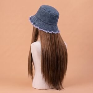 Frayed Bucket-wig | Washed Blue | Varies Hair Selections - Image 19