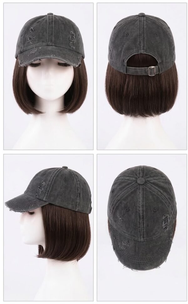 Malibu Breeze | Short Bob | Washed Baseball-wig